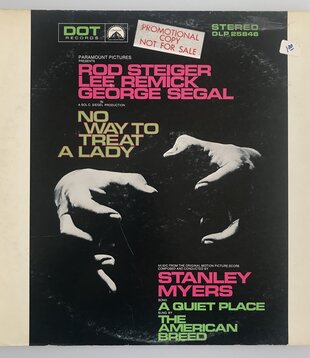 Stanley Myers - No Way To Treat A Lady Original Soundtrack - Vinyl LP (USED)