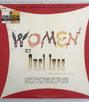 Burl Ives - Women: Folk Songs About The Fair Sex - Vinyl LP (USED)
