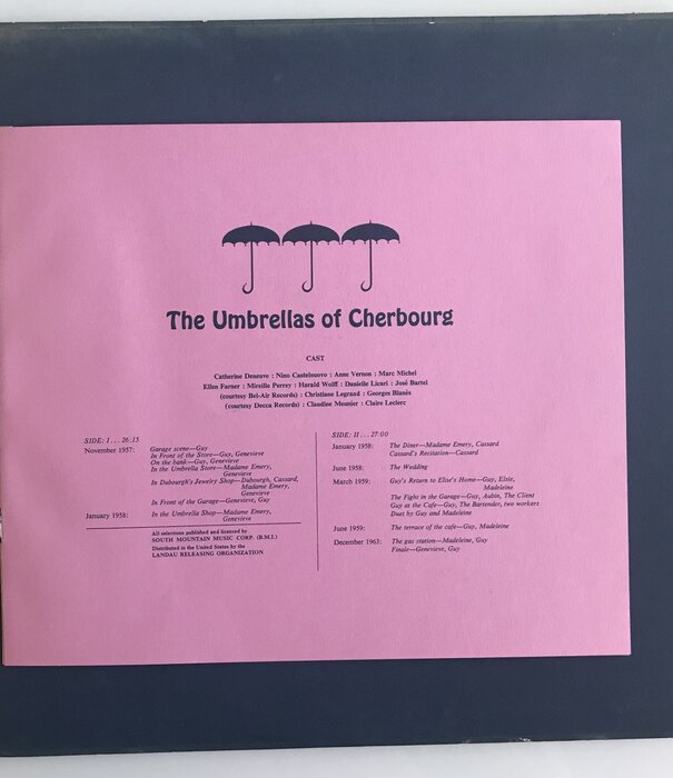 Michel Legrand, Jacques Demy - The Umbrellas Of Cherbourg Original Soundtrack  - Vinyl LP (USED)