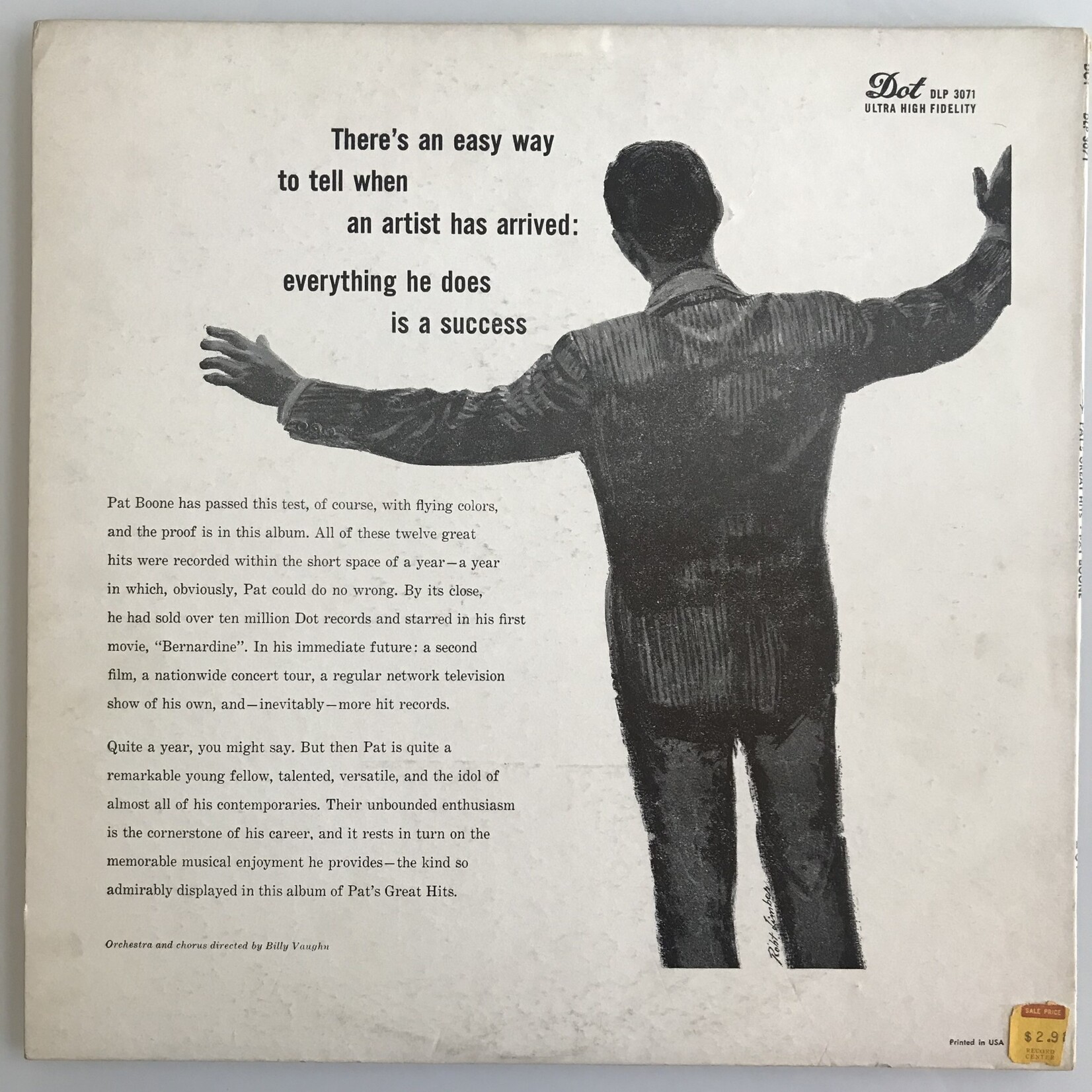 Pat Boone - Pat’s Great Hits - Vinyl LP (USED)