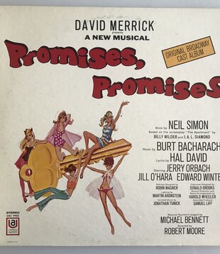 Burt Bacharach, Hal David - Promises, Promises Original Broadway Cast Album - Vinyl LP (USED)