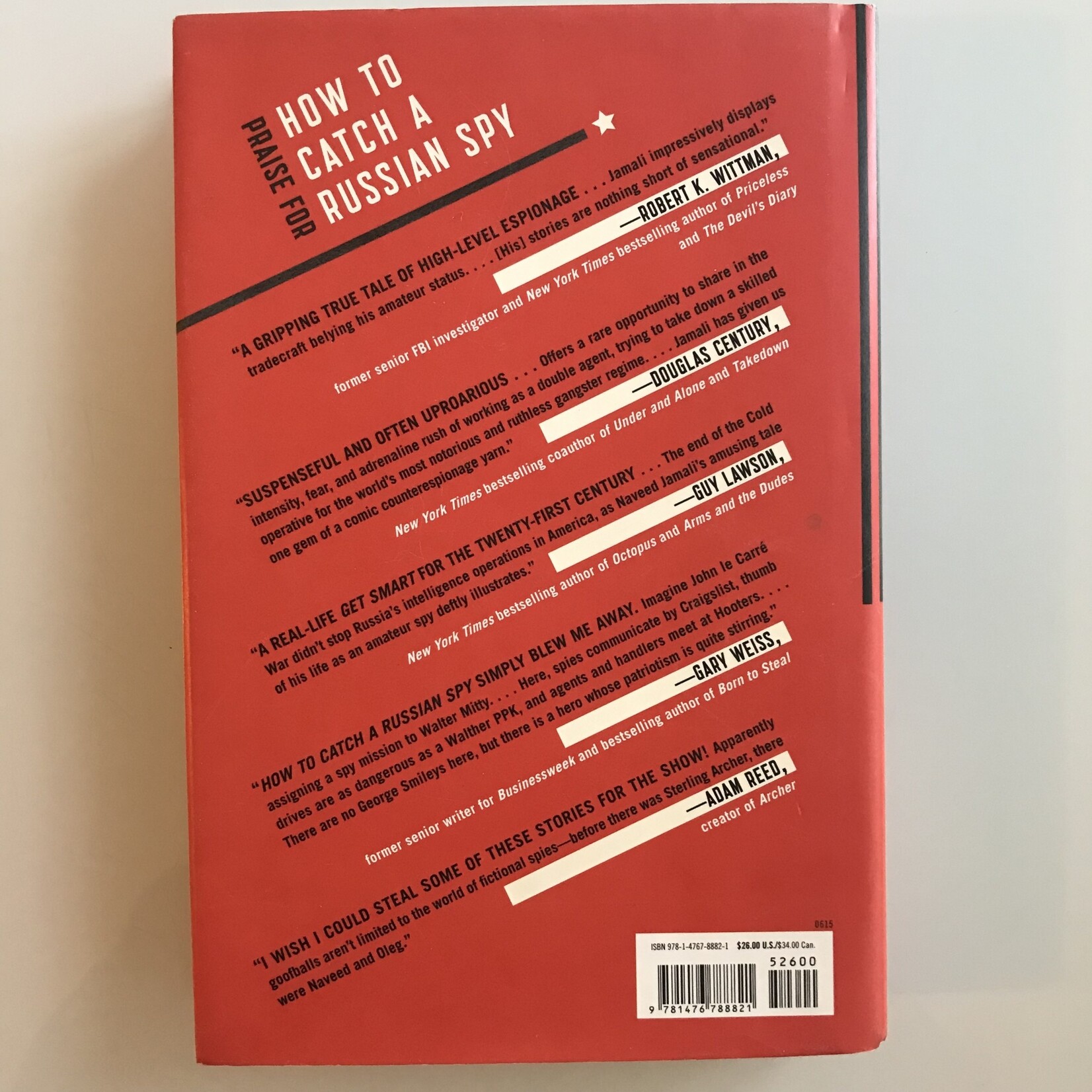 Naved Jamali, Ellis Henican - How To Catch A Russian Spy - Hardback (USED)