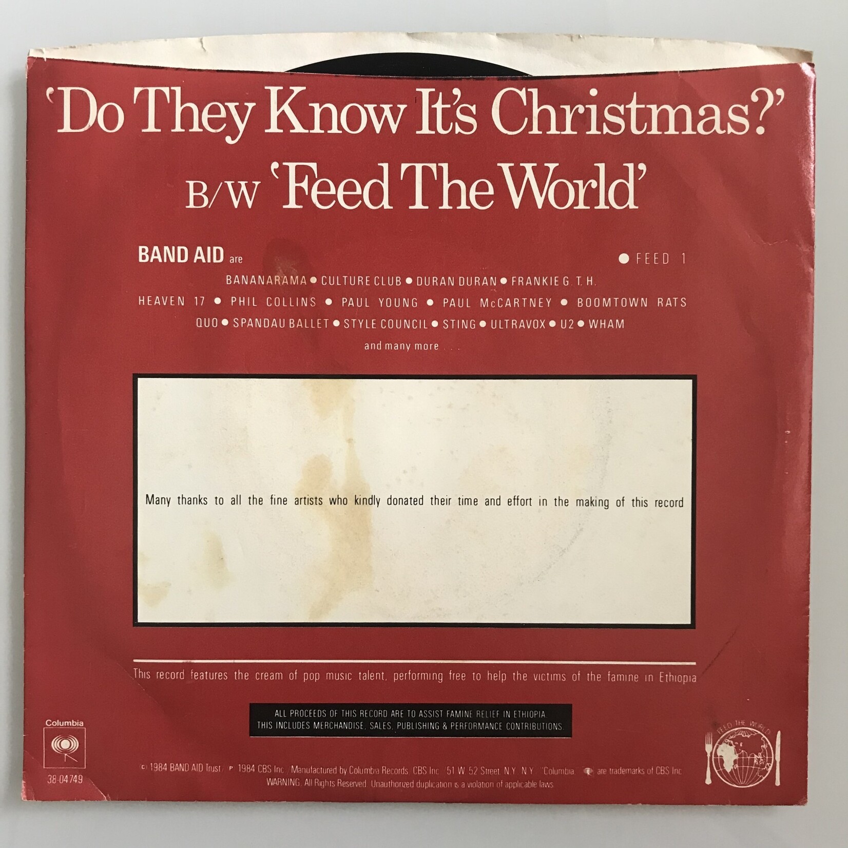Do They Know It’s Christmas? / Feed The World