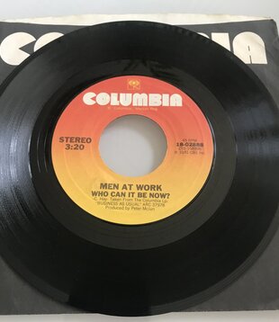 Men At Work - Who Can It Be Now? / Anyone For Tennis - Vinyl 45 (USED)