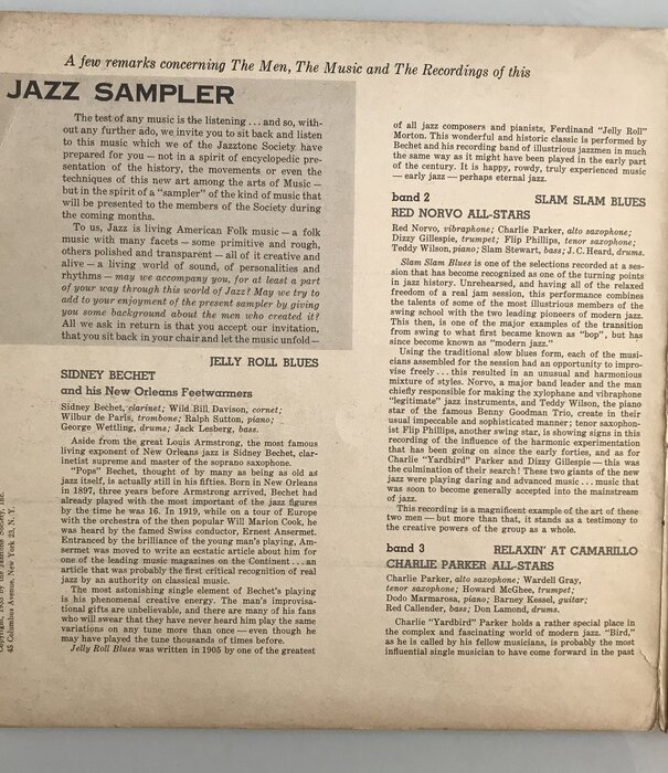 Jazztone Society: A Jazz Sampler