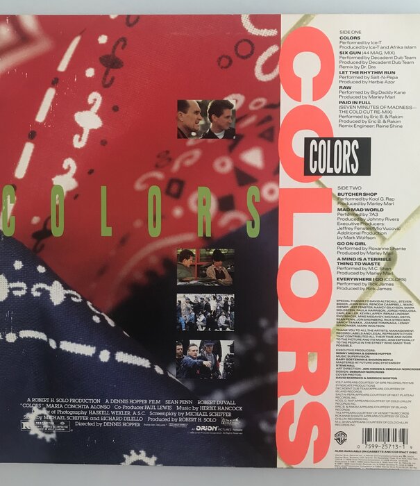 Various - Colors Original Soundtrack - Vinyl LP (USED)