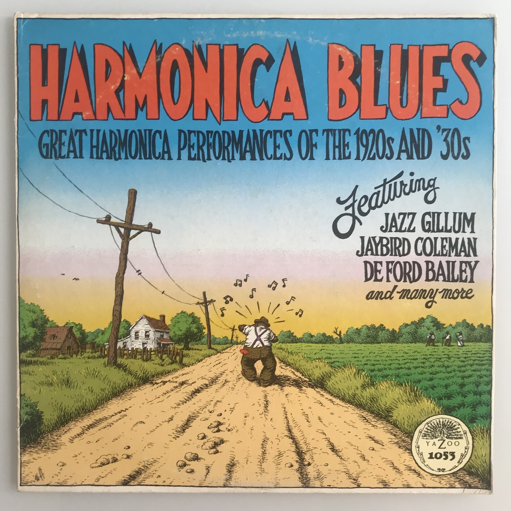 Various - Harmonica Blues: Great Harmonica Performances Of The 1920s And ‘30s - Vinyl LP (USED)