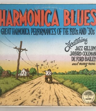 Various - Harmonica Blues: Great Harmonica Performances Of The 1920s And ‘30s - Vinyl LP (USED)