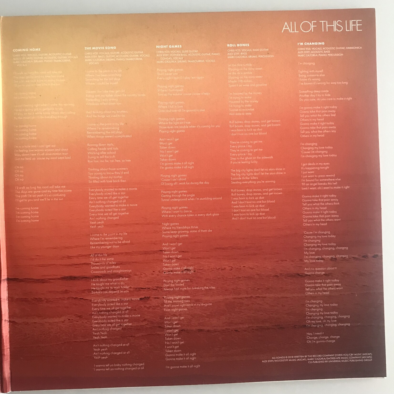 Record Company - All Of This Life - Vinyl LP (USED)