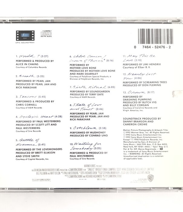 Various - Singles Original Soundtrack - CD (USED)