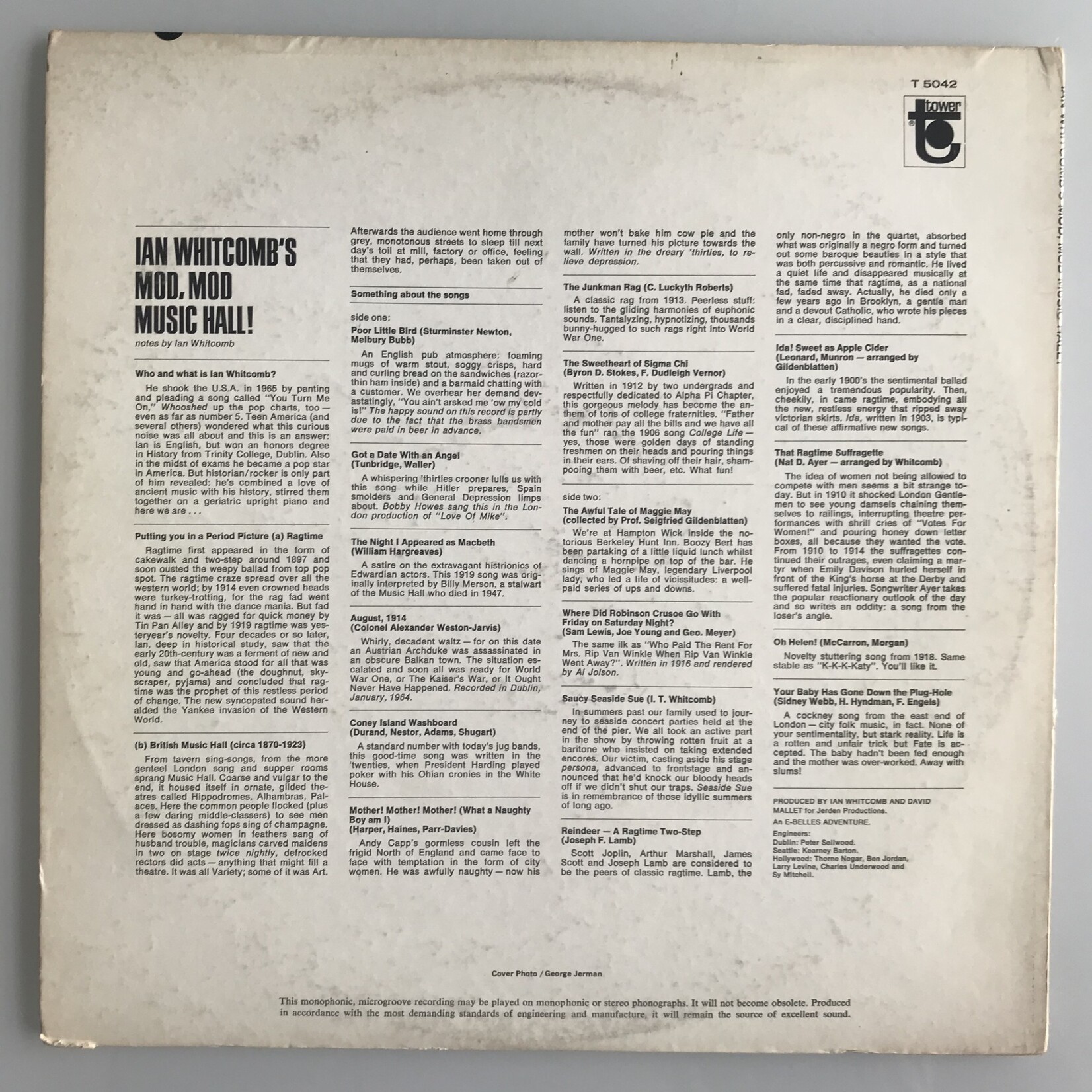 Ian Whitcomb - Mod, Mod Music Hall! - Vinyl LP (USED)
