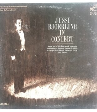 Jussi Bjoerling - In Concert - Vinyl LP (USED)
