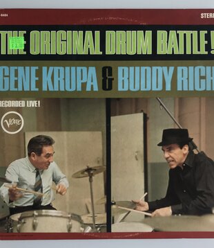 Gene Krupa, Buddy Rich - The Original Drum Battle! - Vinyl LP (USED)