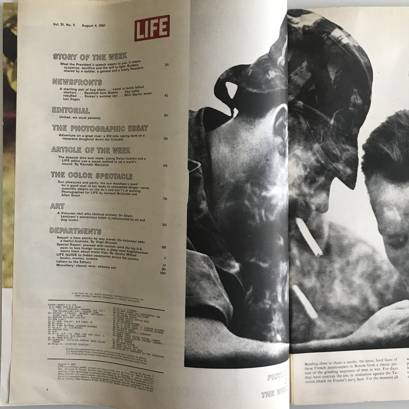 LIFE - 1961-08-04, John F. Kennedy - Magazine (USED)
