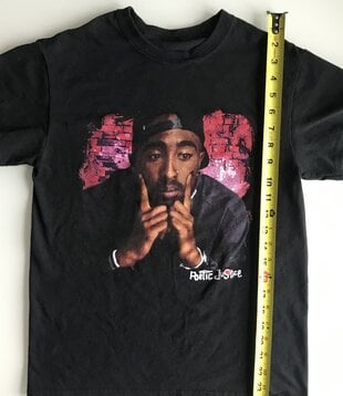 Tupac Shakur - Poetic Justice - T-Shirt Small (USED)