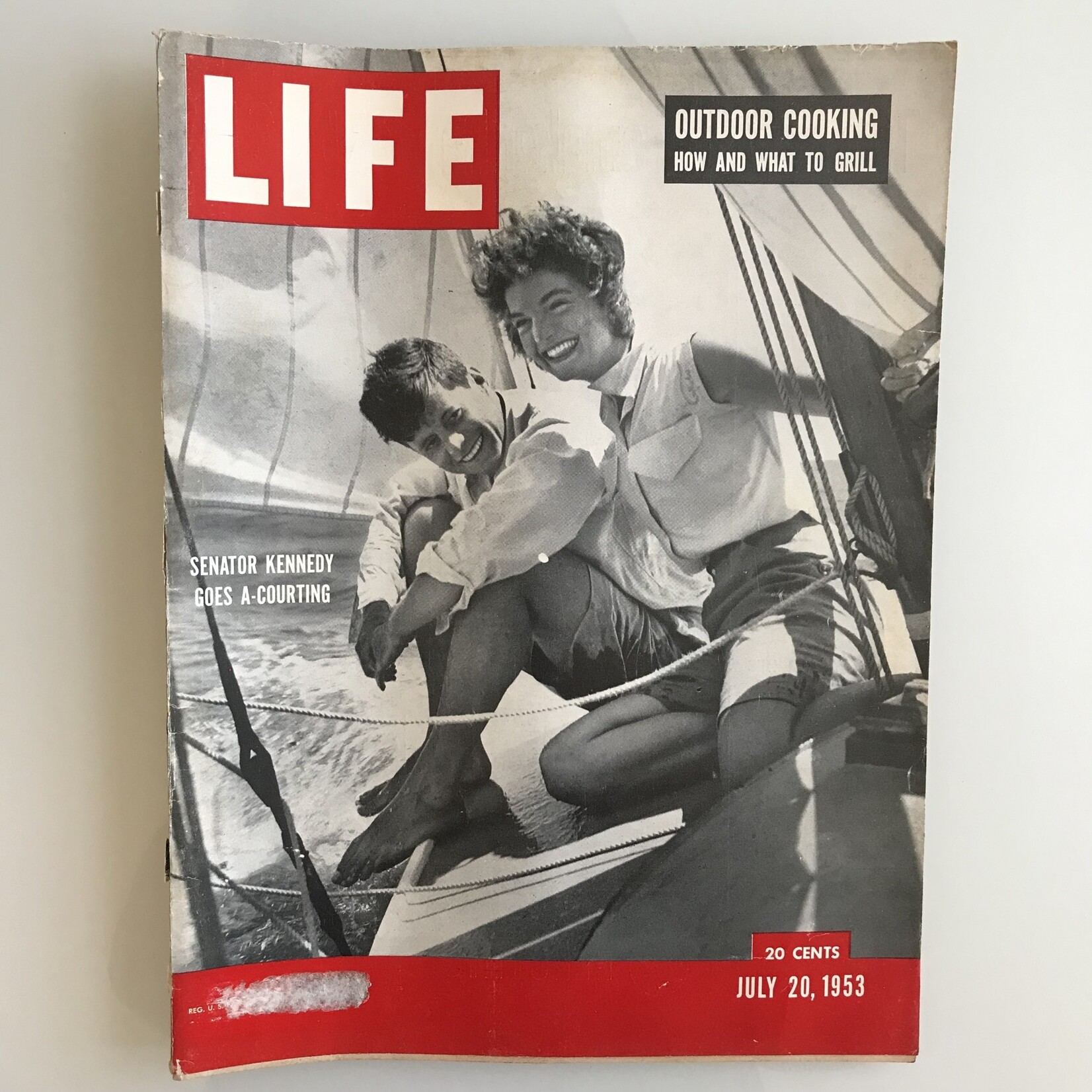 LIFE - 1953-07-20, John F. Kennedy, Jacqueline Kennedy Onassis - Magazine (USED)