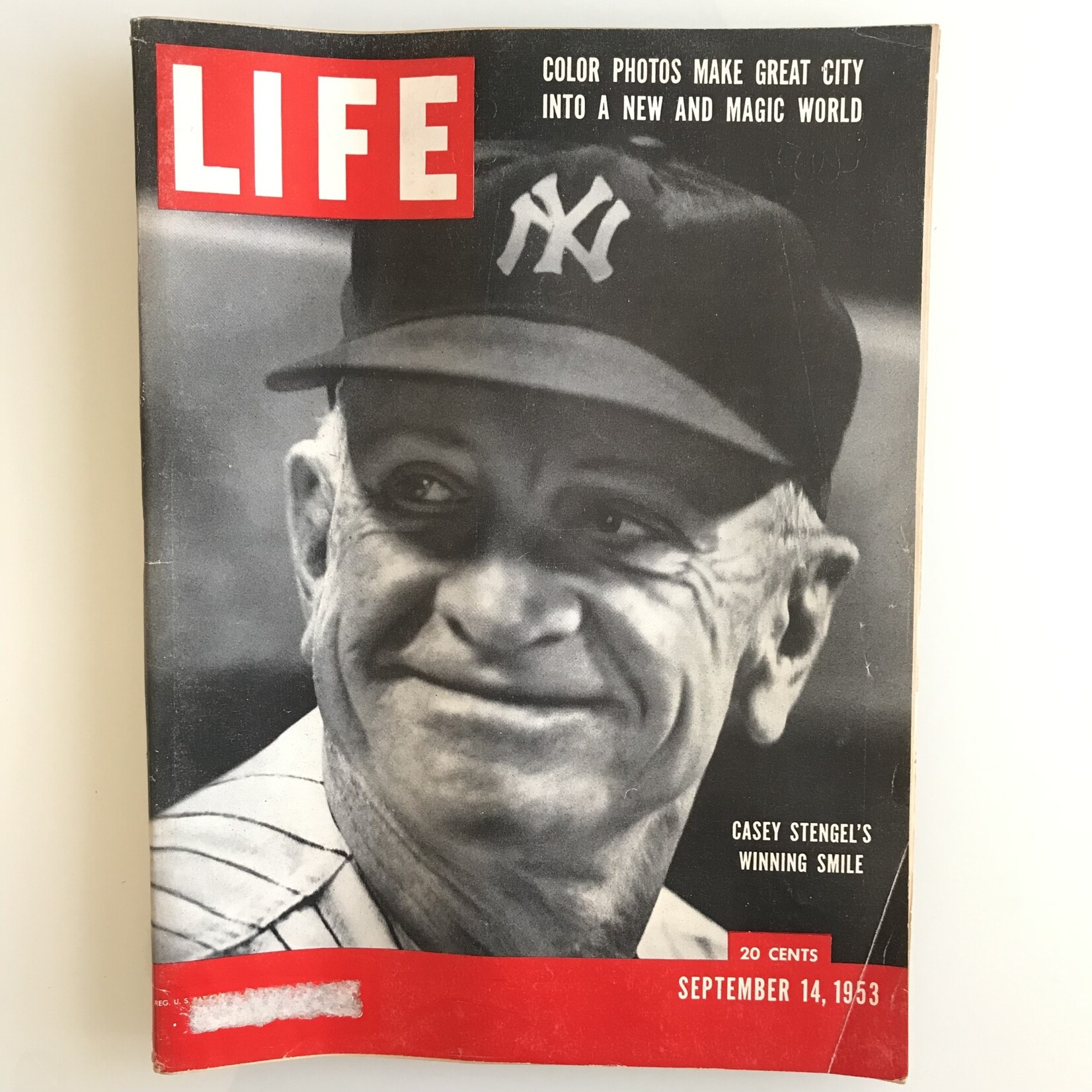 LIFE - 1953-09-14, Casey Stengel - Magazine (USED)