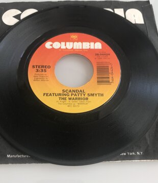 Scandal, Patty Smyth - The Warrior / Less Than Half - Vinyl 45 (USED)