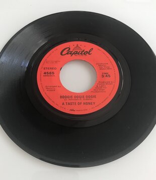 Taste Of Honey - Boogie Oogie Oogie / World Spin - Vinyl 45 (USED)