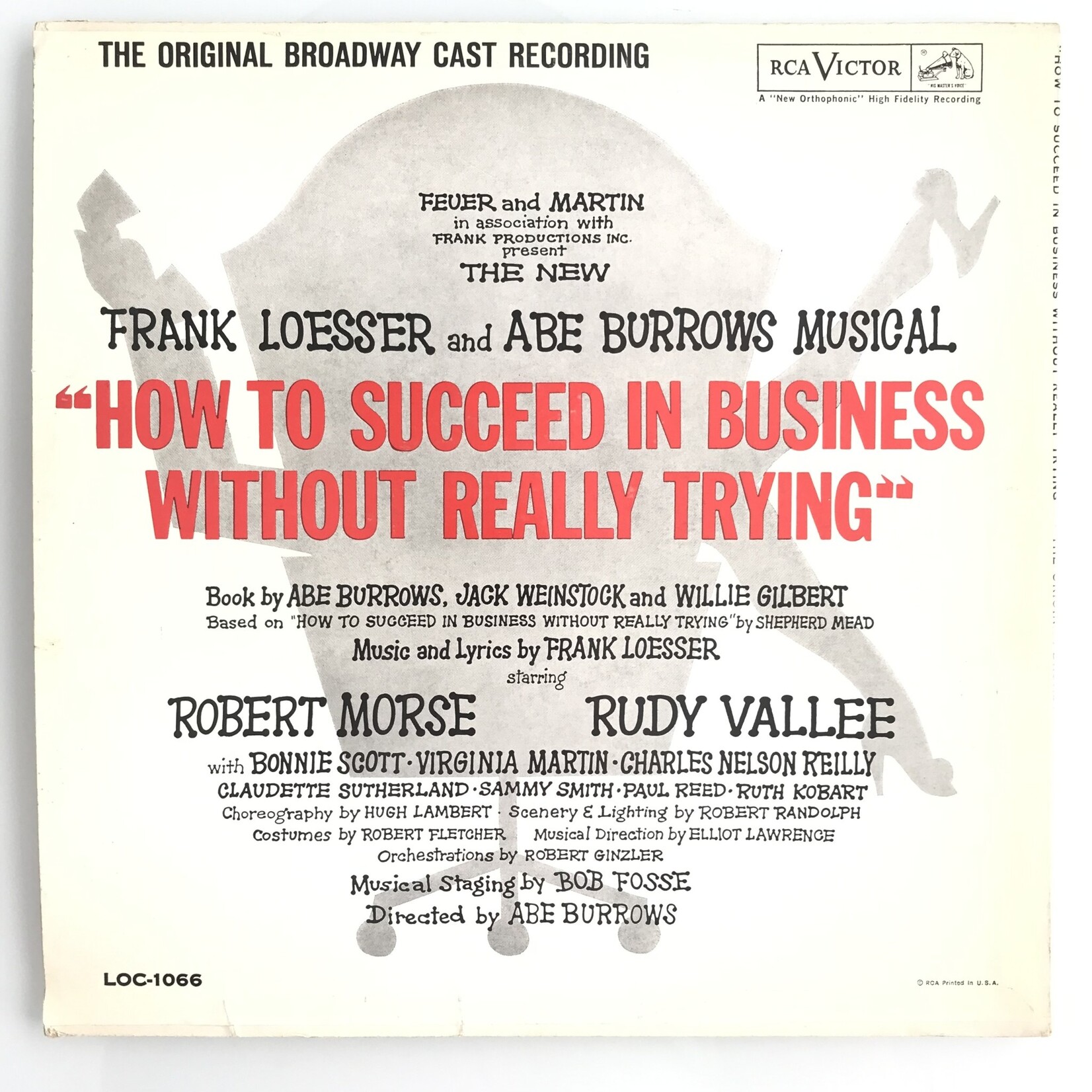 Frank Loesser, Abe Burrows - How To Succeed In Business Without Really Trying Original Broadway Cast Recording - Vinyl LP (USED)