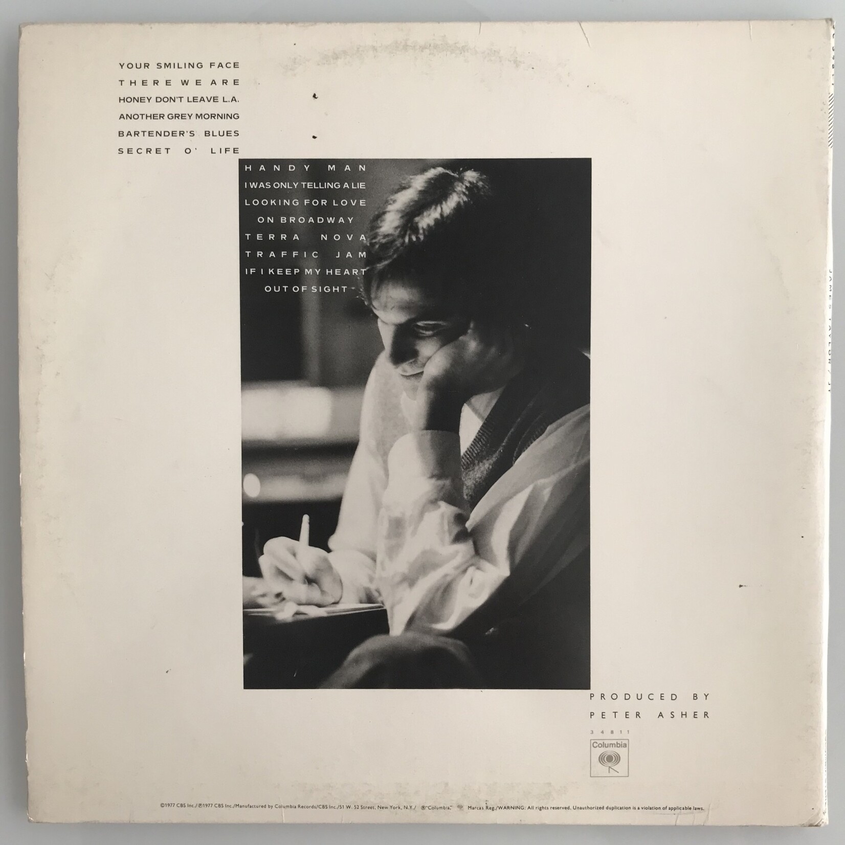 James Taylor - JT - Vinyl LP (USED)