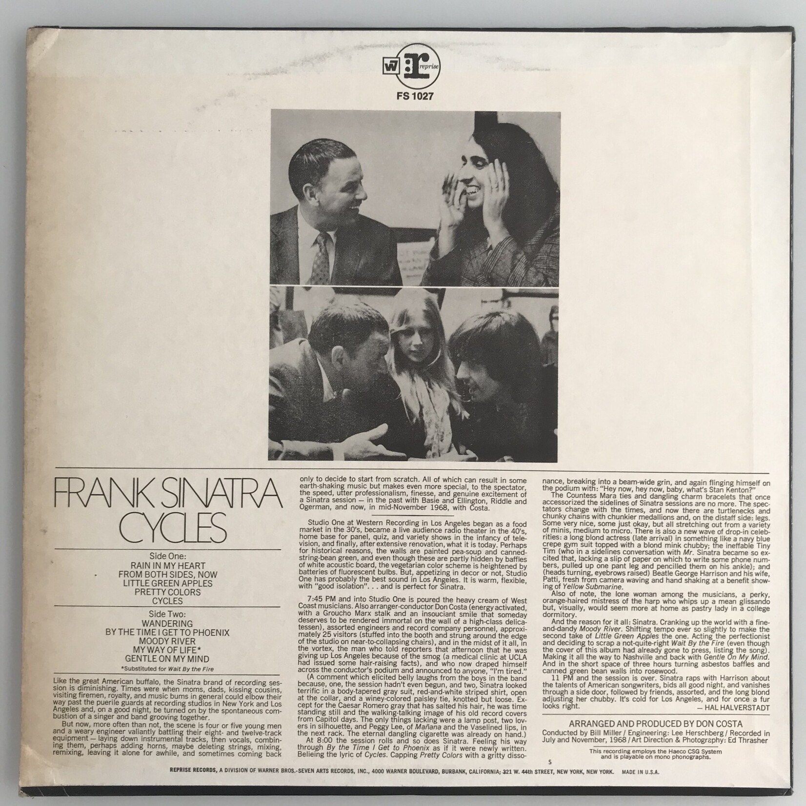Frank Sinatra - Cycles - Vinyl LP (USED)