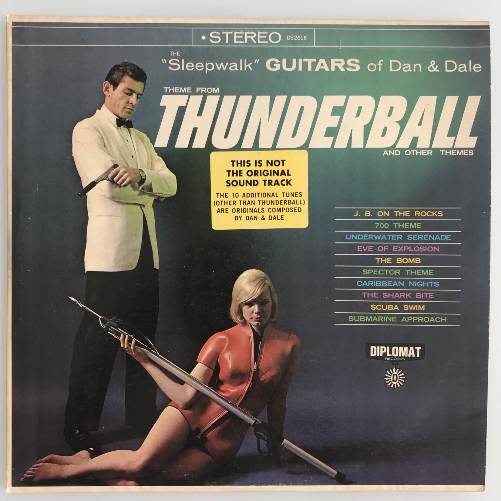 Dale And Dan - Theme From Thunderball And Other Themes - Vinyl LP (USED)