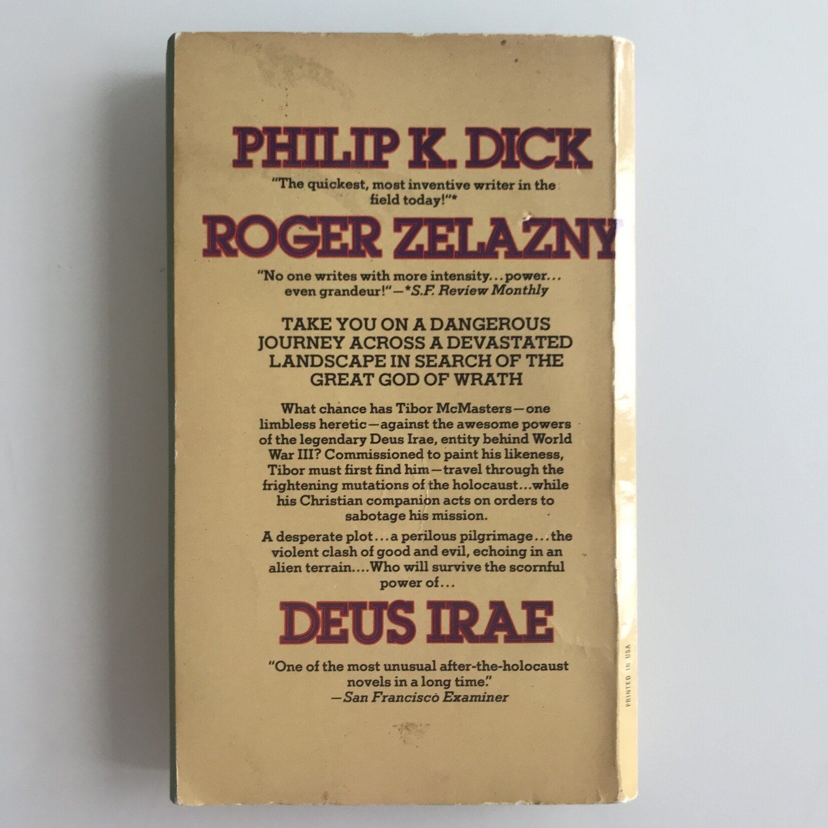 Philip K. Dick, Roger Zelazny - Deus Irae - Paperback (USED - G)