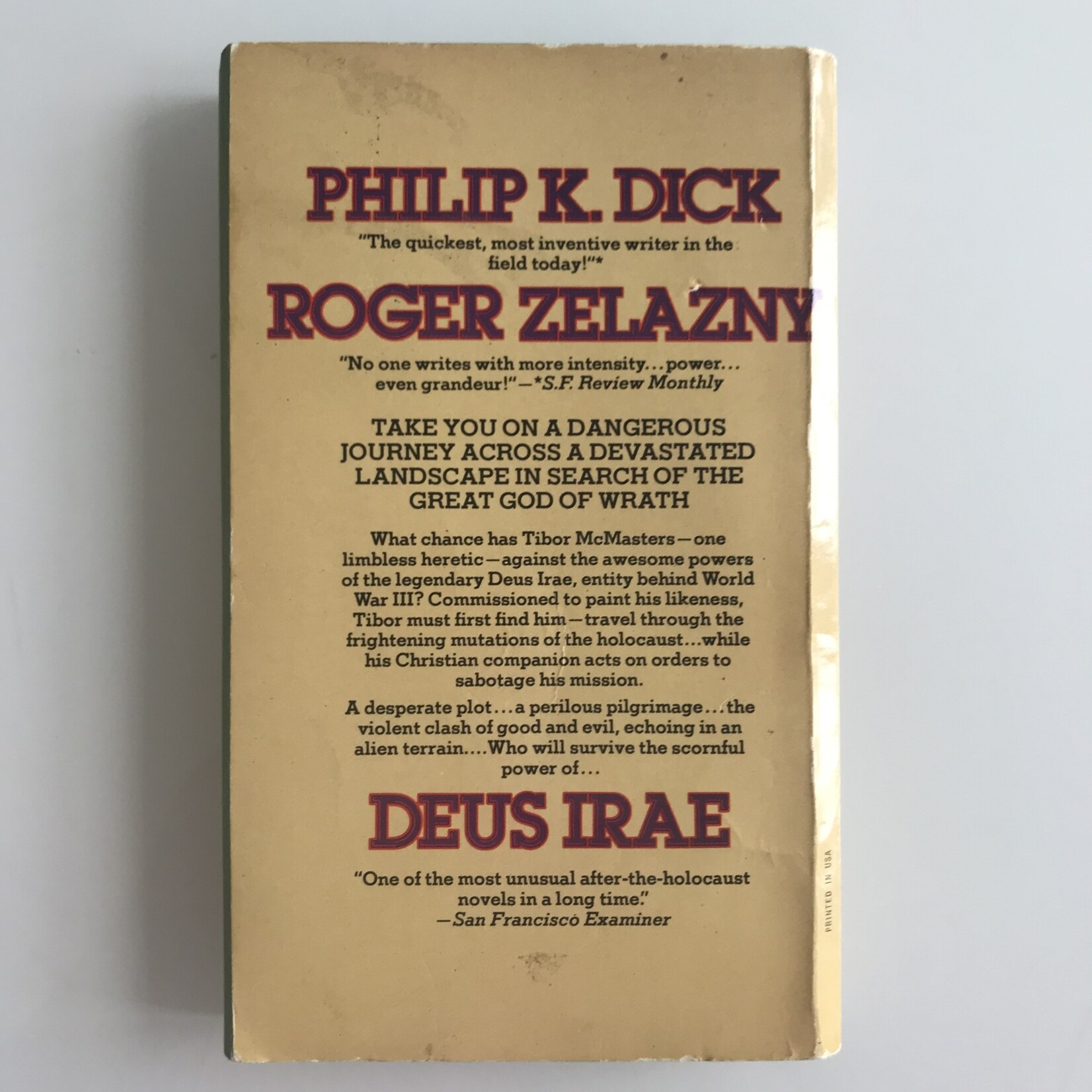 Philip K. Dick, Roger Zelazny - Deus Irae - Paperback (USED)