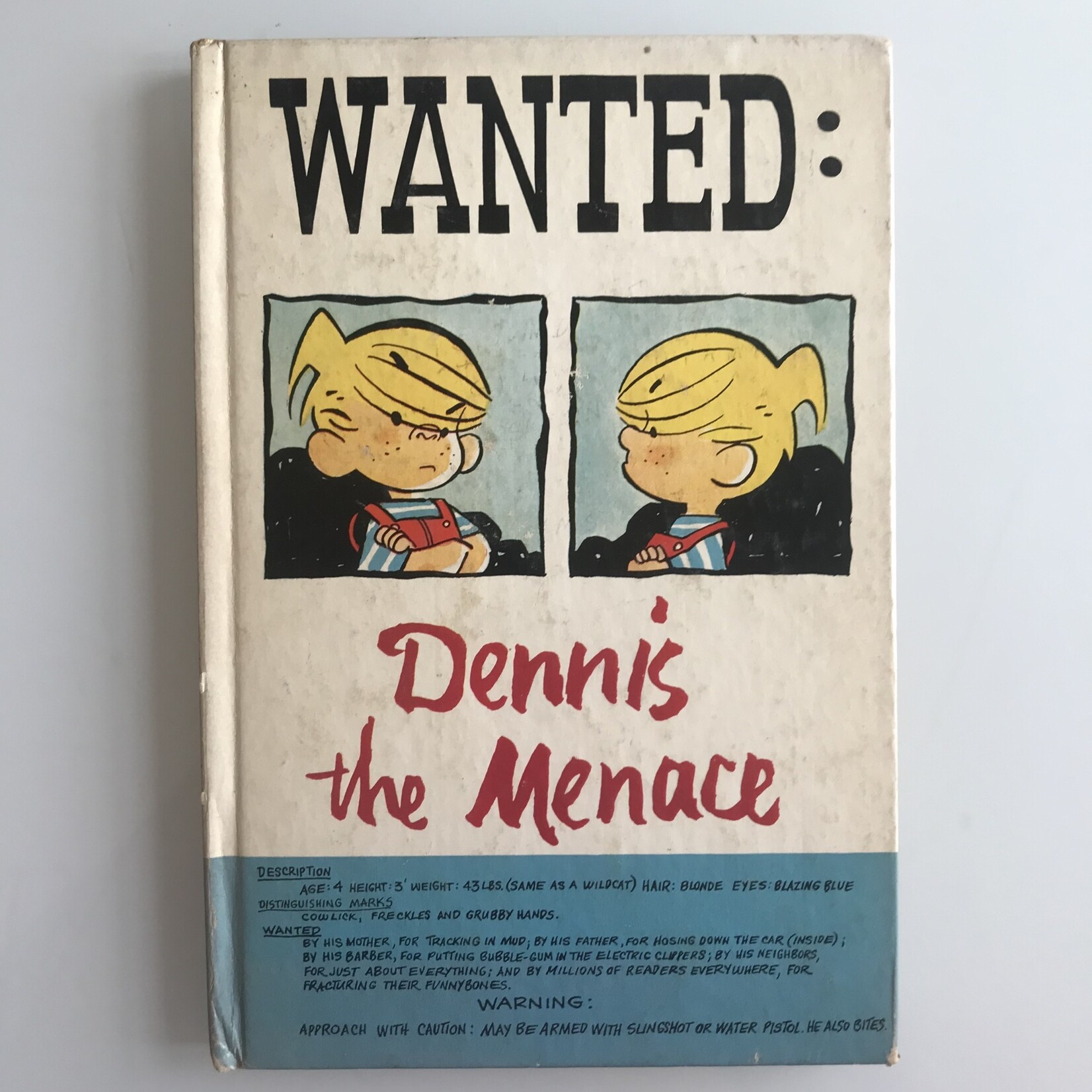 Dennis The Menace - Wanted: Dennis The Menace - Hardback (USED -VG)