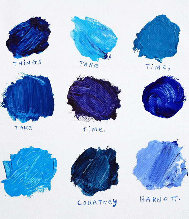 Mom+Pop Courtney Barnett - Things Take Time, Take Time ("ALL EYES ON THE PAVEMENT BLUE") - Vinyl LP (NEW)