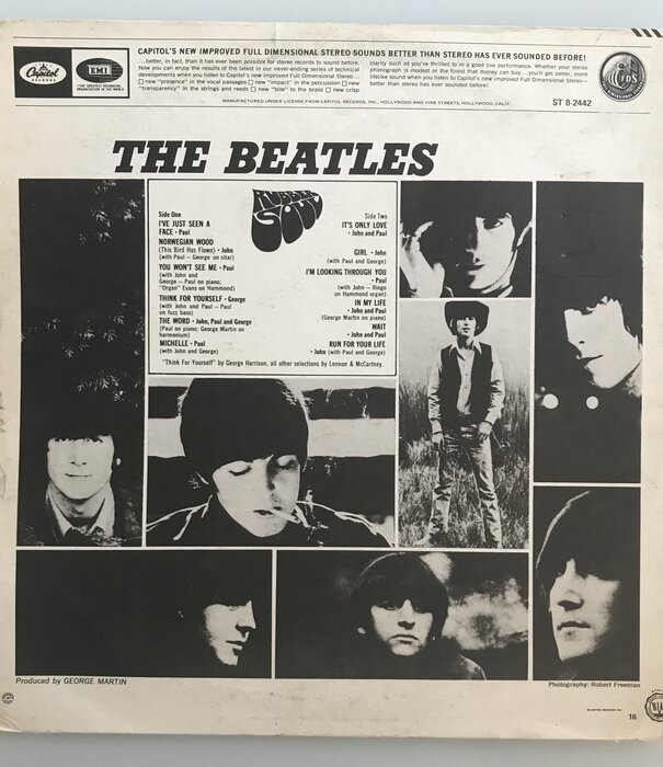 Beatles - Vintage Rubber Soul Sleeve (NO RECORD) - Art (USED - VG)