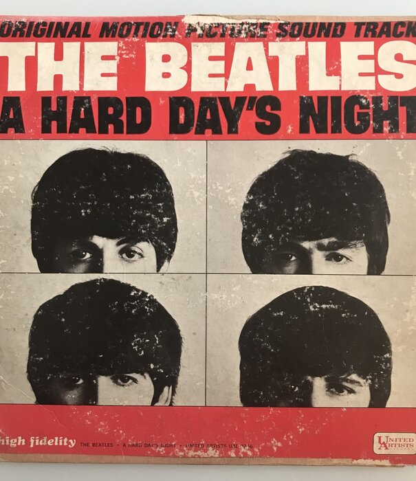 Beatles - Vintage Hard Day’s Night Sleeve (NO RECORD) - Art (USED - G-)