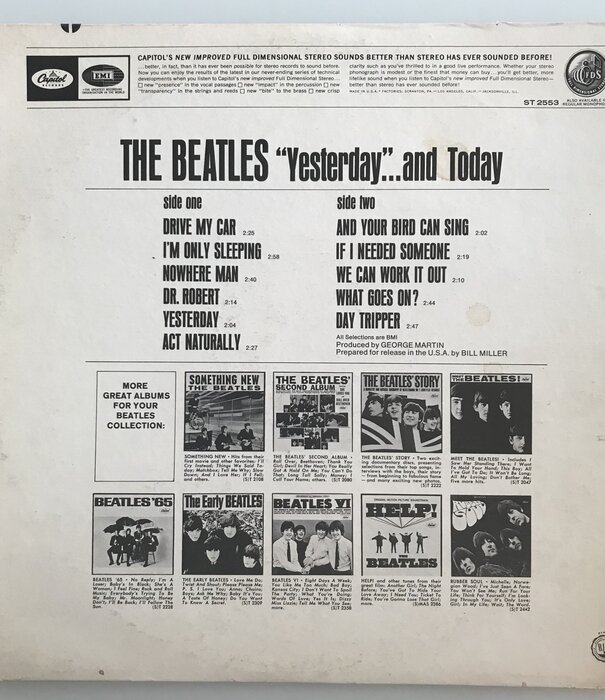 Beatles - Vintage Yesterday And Today Sleeve (NO RECORD) - Art (USED - VG)