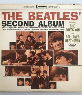 Beatles - Vintage Second Album Sleeve (NO RECORD) - Art (USED - VG)
