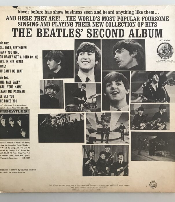 Beatles - Vintage Second Album Sleeve (NO RECORD) - Art (USED - VG)