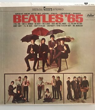 Beatles - Vintage Beatles ‘65 Sleeve (NO RECORD) - Art (USED - VG)