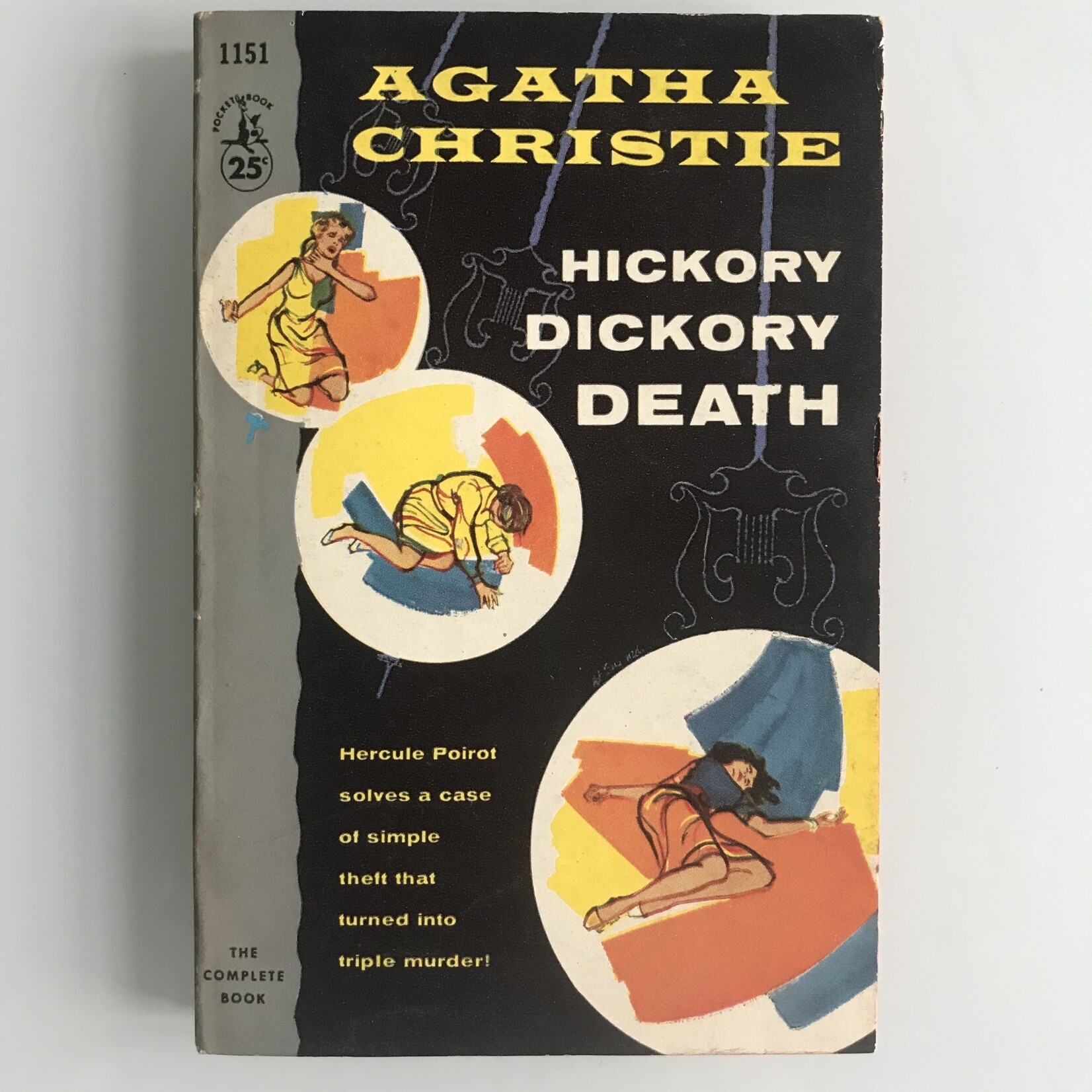 Agatha Christie - Hickory Dickory Death (Silver Pocket Book Edition) - Paperback (USED - VG)