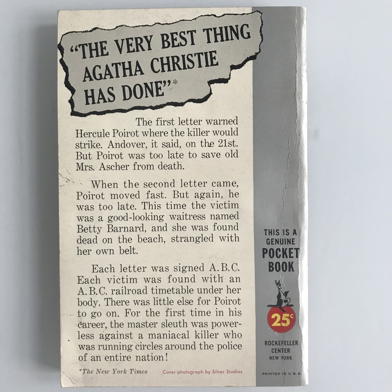 Agatha Christie - The ABC Murders (Silver Pocket Book Edition) - Paperback (USED - G)