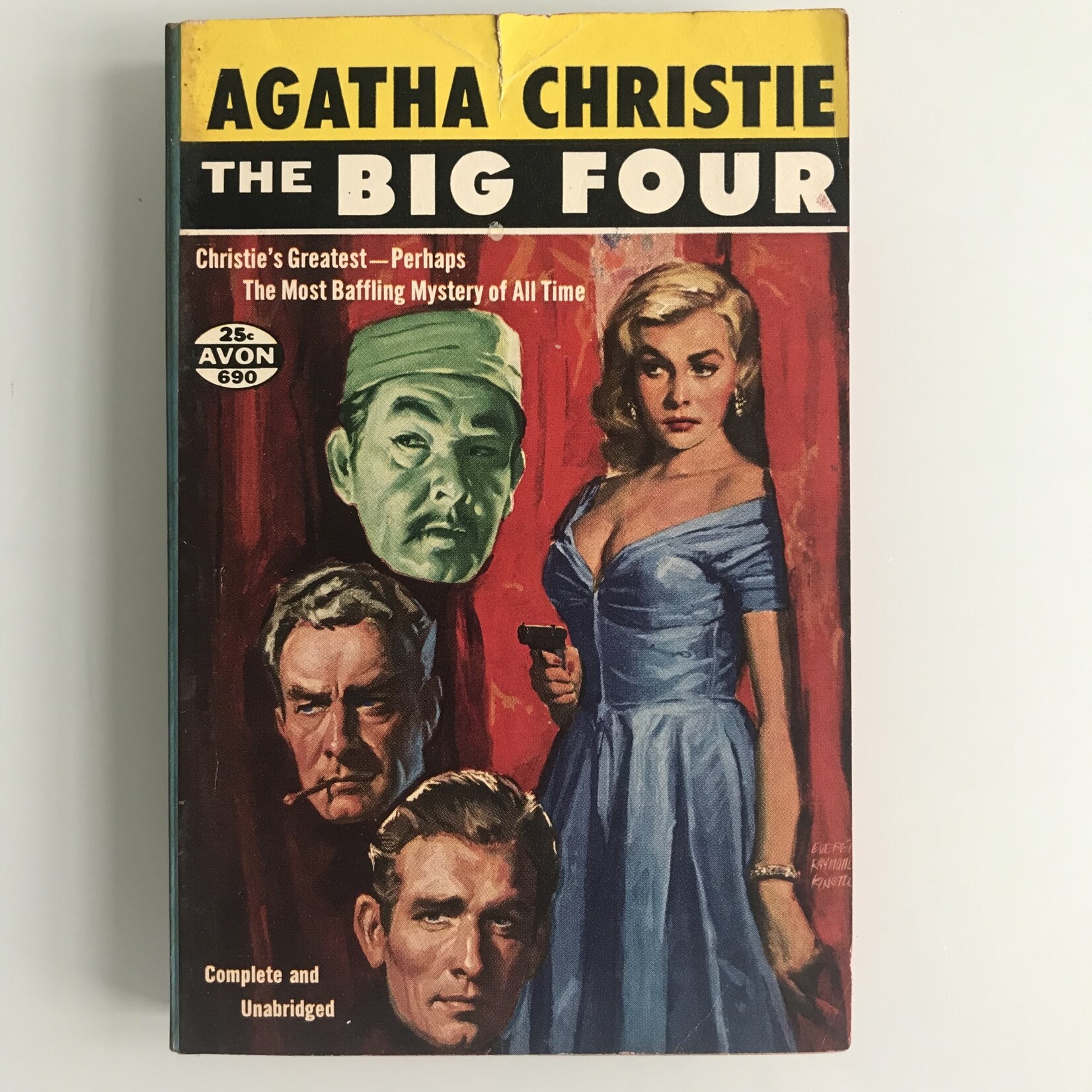 Agatha Christie - The Big Four (Avon Pulp Edition) - Paperback (USED - G)