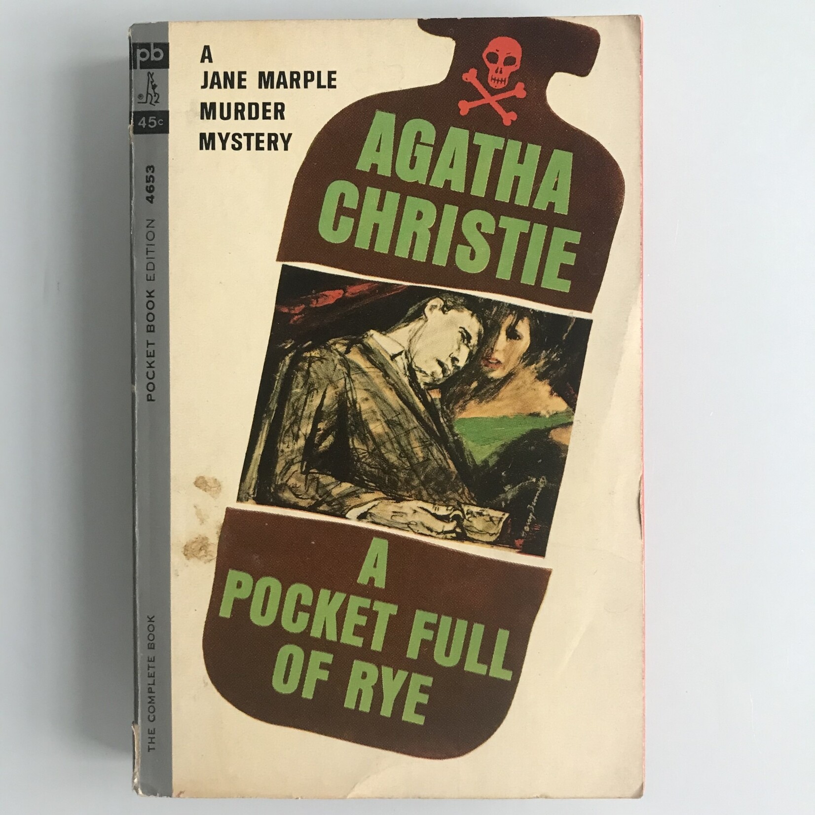 Agatha Christie - A Pocket Full Of Rye (Silver Pocket Book Edition) - Paperback (USED - G)