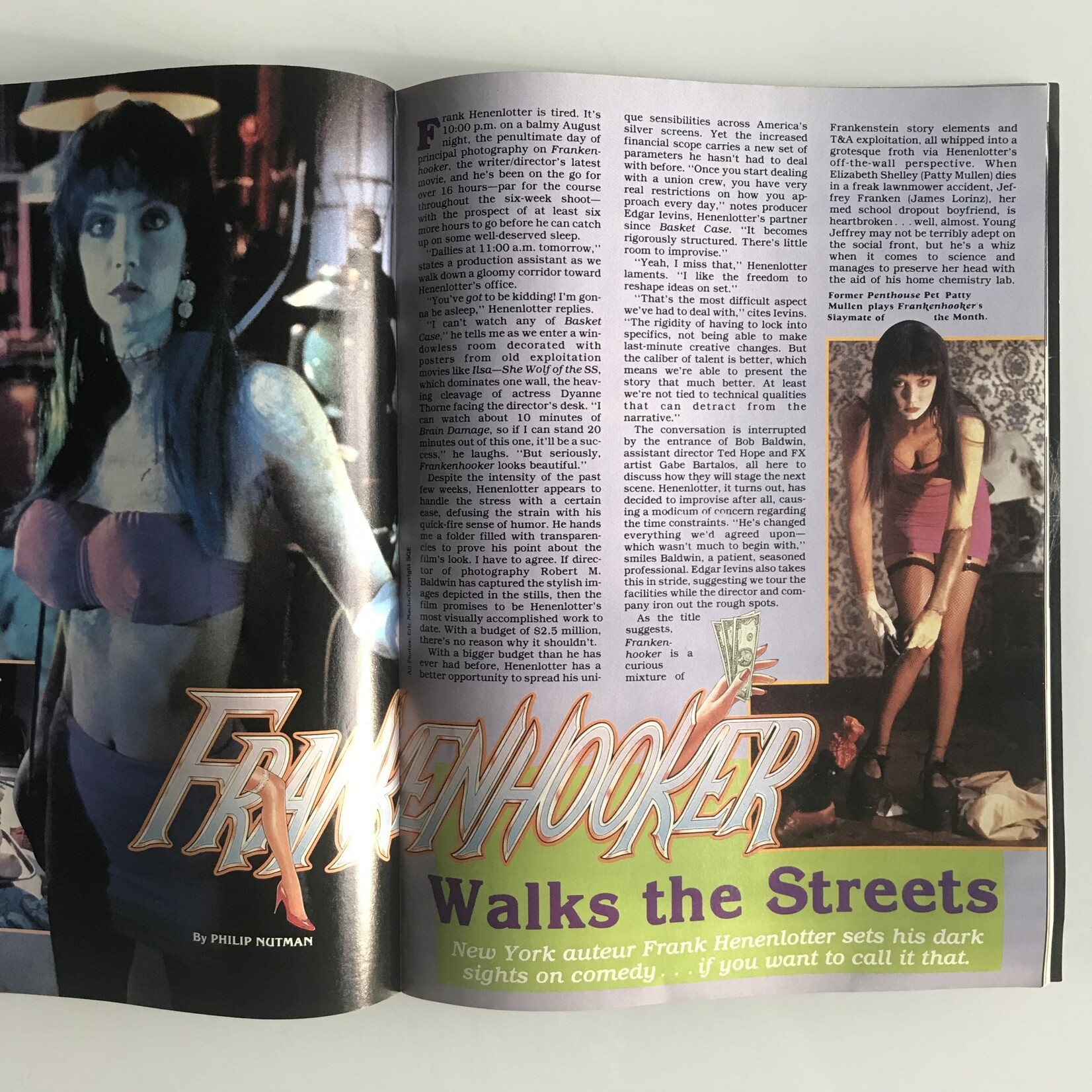 Fangoria - 1990-02 #90, Clive Barker’s Nightbreed, Frankenhooker, Freddy & Elm Street - Magazine (USED - VG)