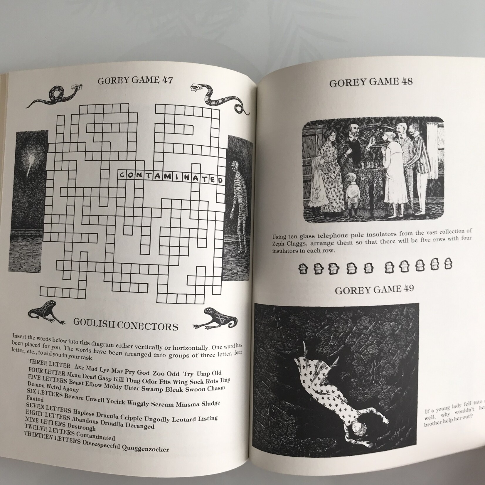 Edward Gorey, Larry Evans - Gorey Games - Paperback (VINTAGE - VG)