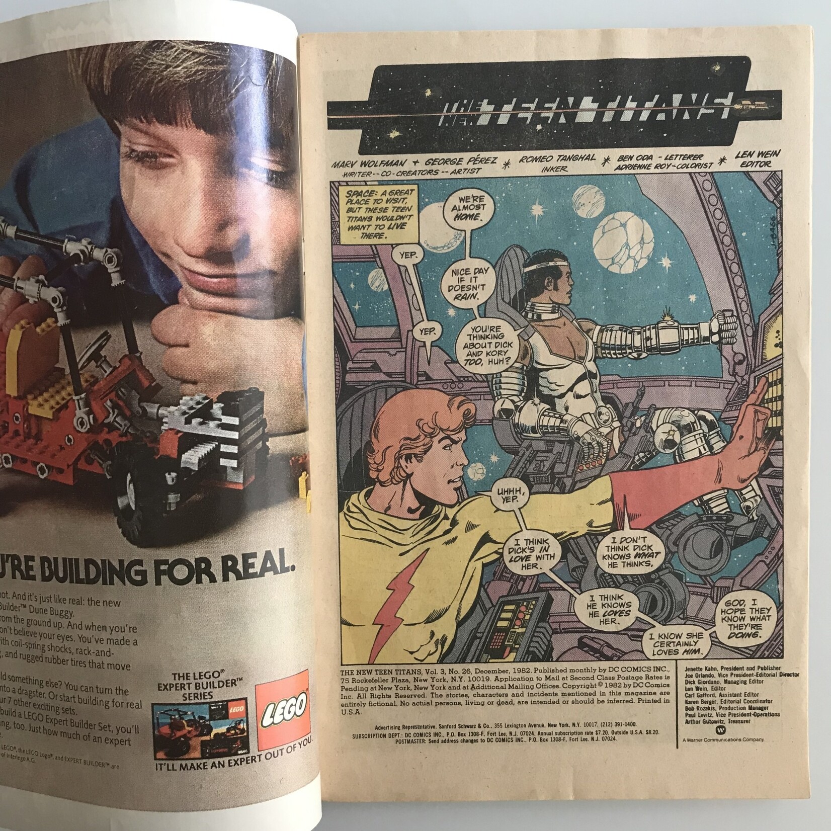 New Teen Titans - Vol. 1 #26 December 1982 - Comic Book