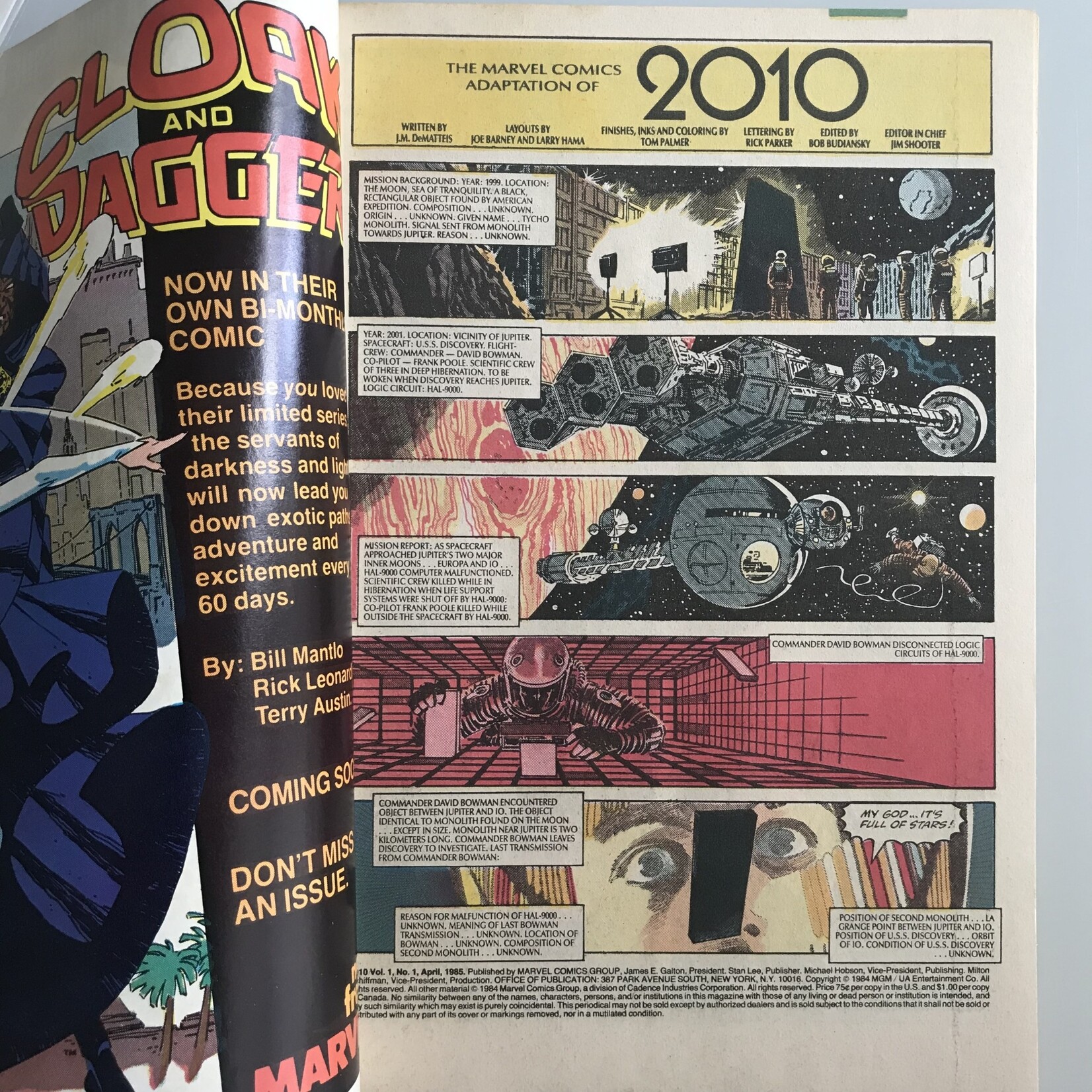 2010 Movie Adaptation - Vol. 1 #01 April 1985 - Comic Book