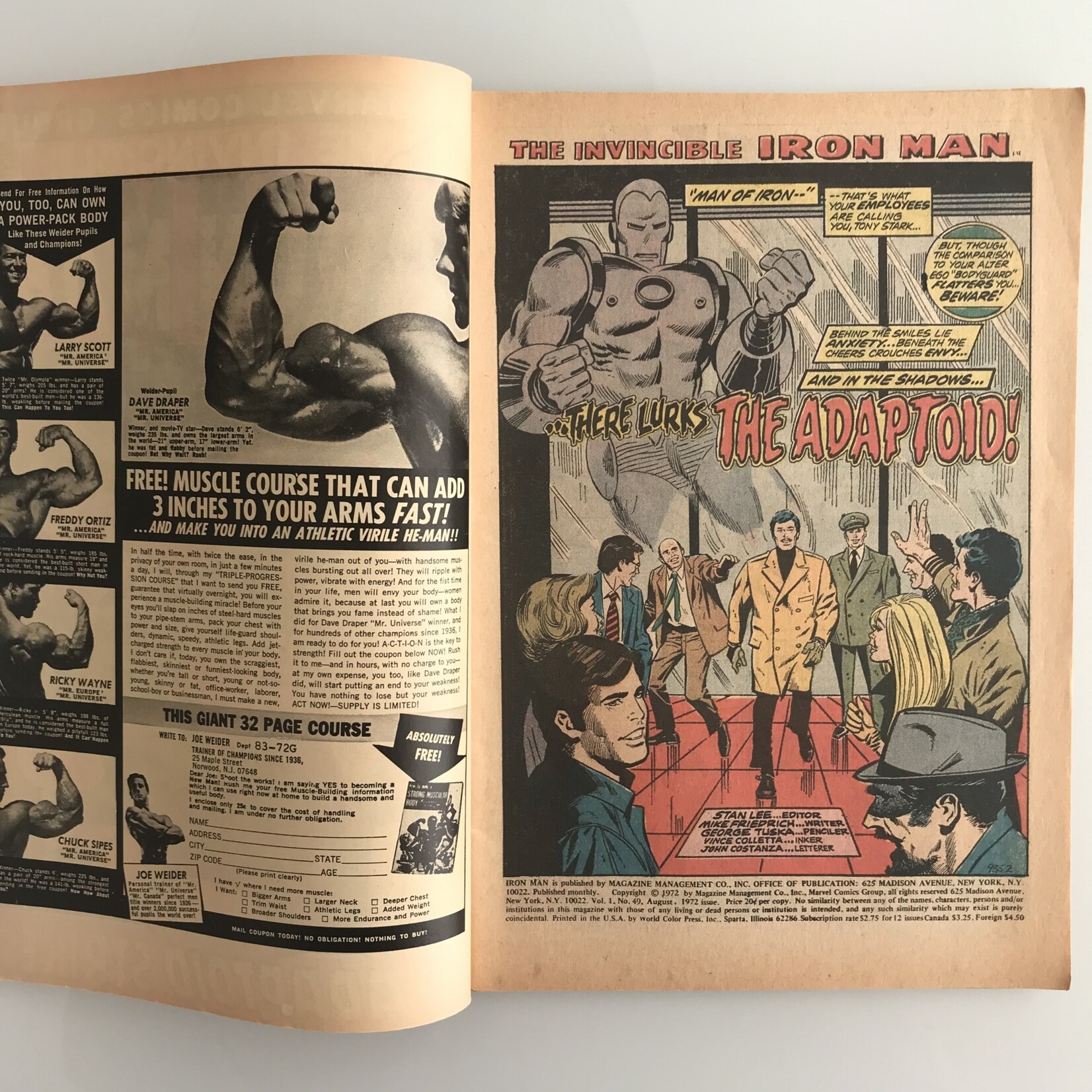 Iron Man - Vol. 1 #49 August 1972 - Comic Book
