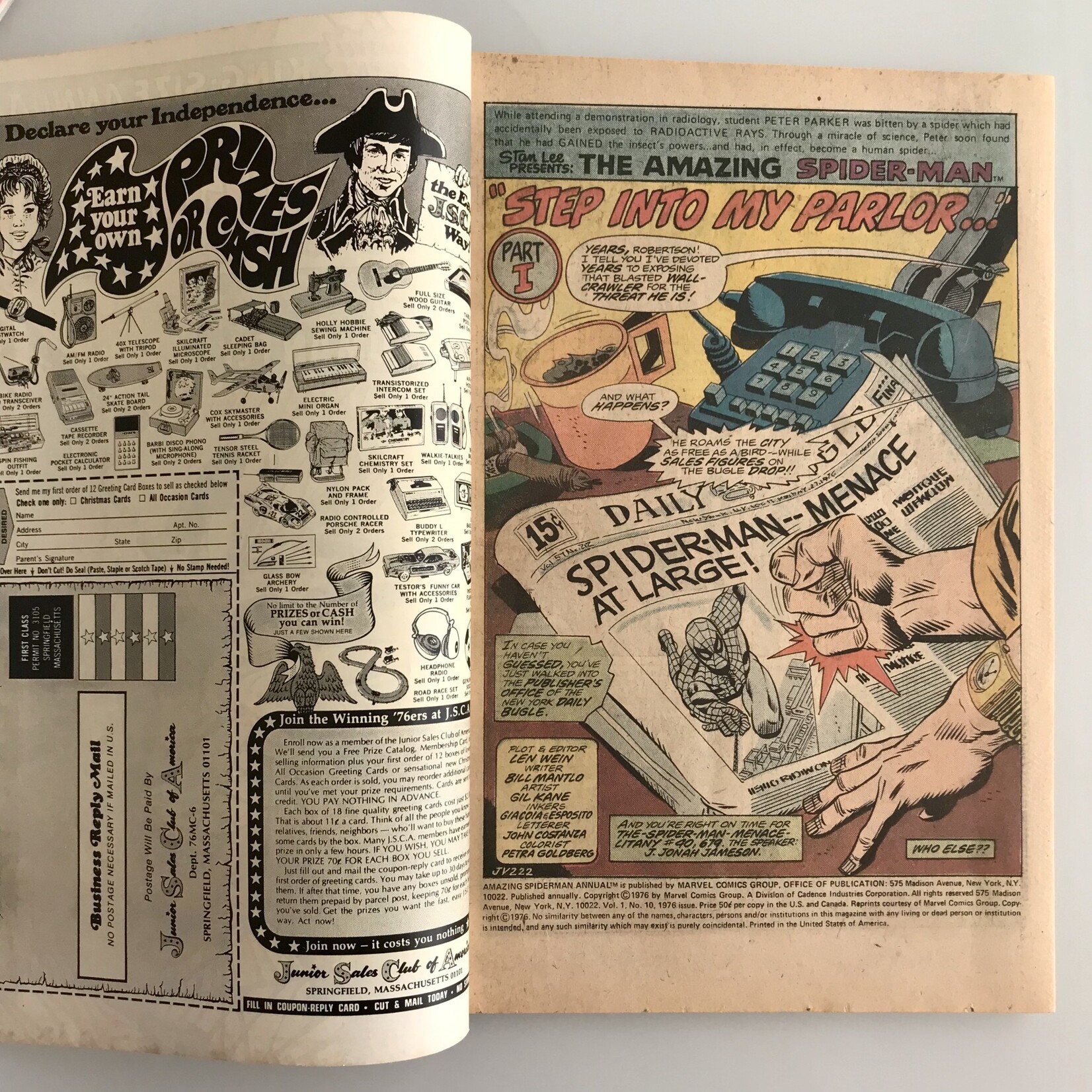 Amazing Spider-Man Annual - Vol. 1 #10 1976 - Comic Book
