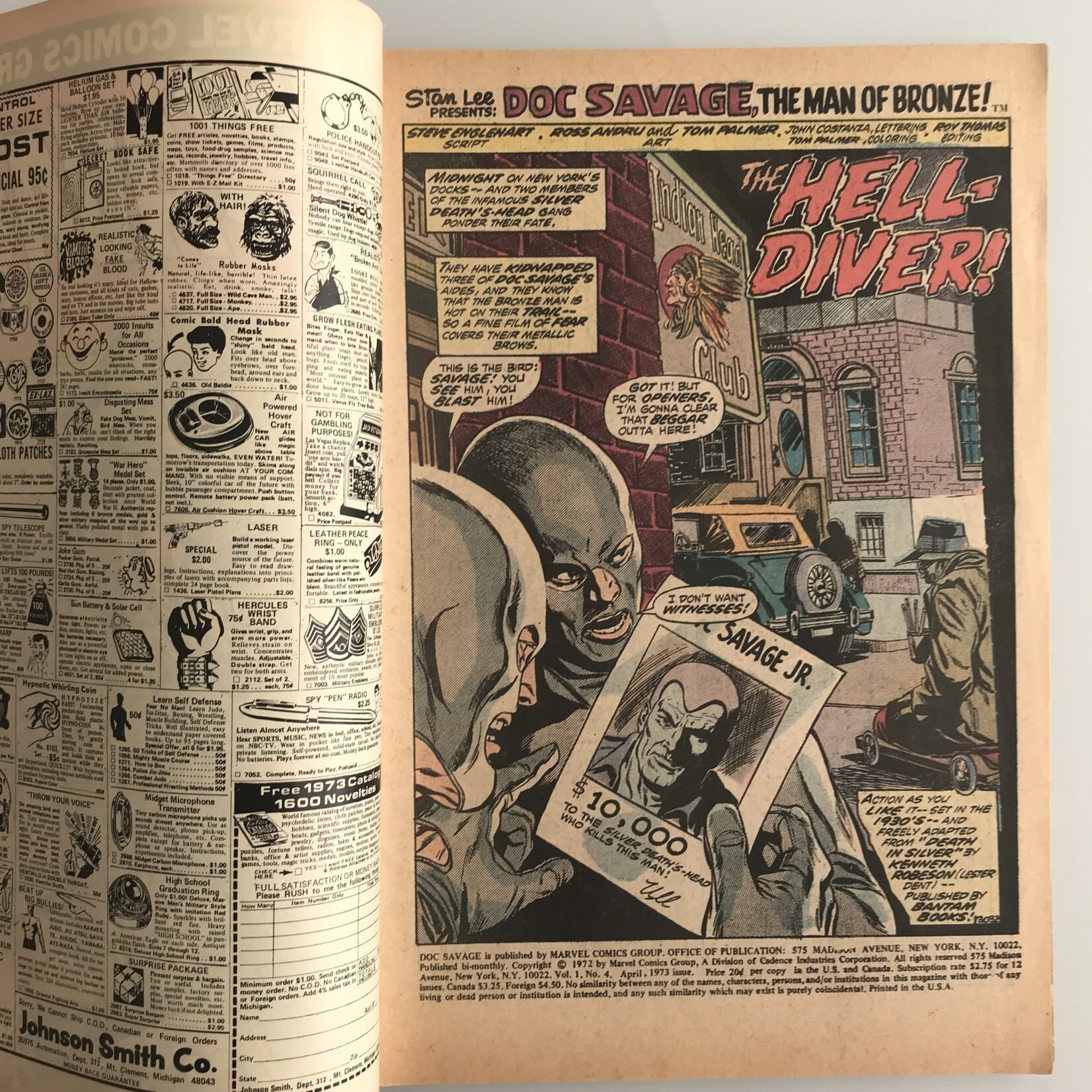 Doc Savage - Vol. 1 #04 May 1973 - Comic Book