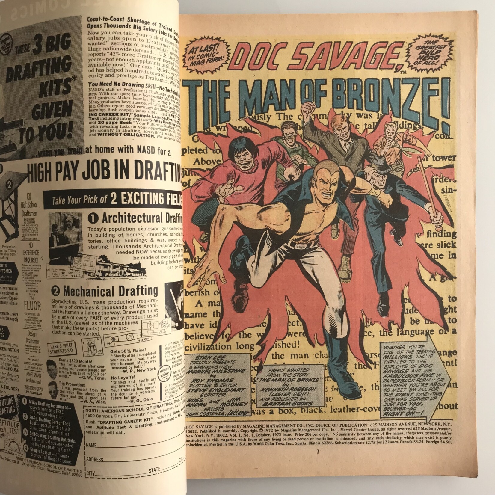 Doc Savage - Vol. 1 #01 February 1973 - Comic Book