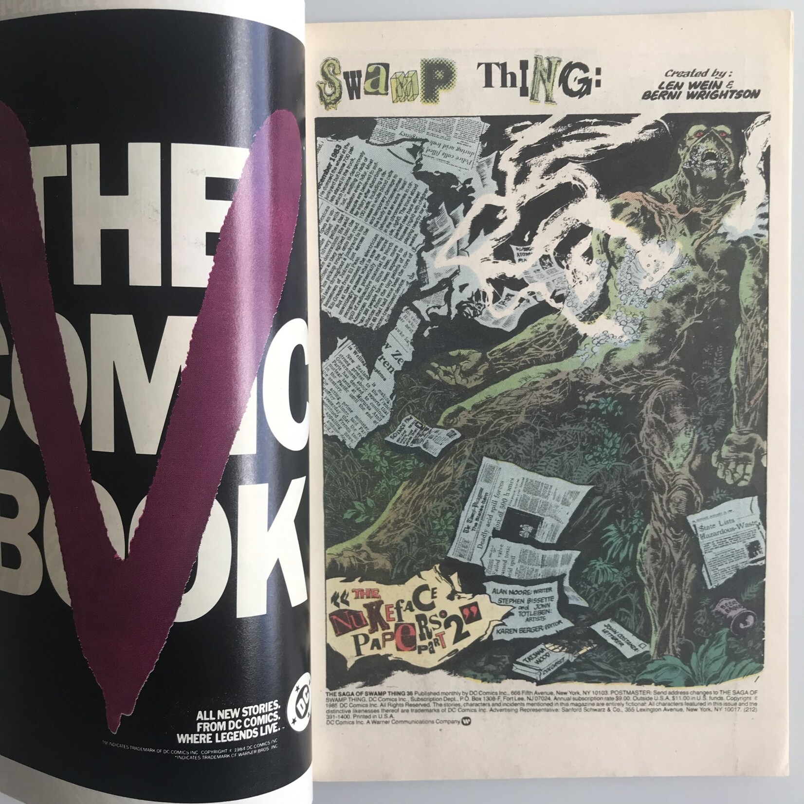 Swamp Thing - Vol. 2 #36 May 1985 - Comic Book